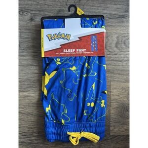 Pokemon Mens Pikachu‎ Sleep Bottom Lounge Pajama Pants Size Large/36-38